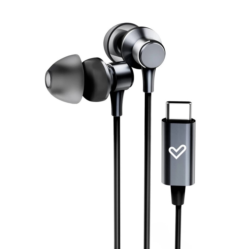 Energy Sistem Metallized Type C Negro, Gris 456741