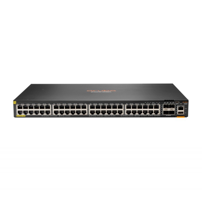 HPE Aruba Networking CX 6200F 48G Class-4 PoE 4SFP+ 740W Gestionado L3 Gigabit Ethernet (10 100 1000 JL728B