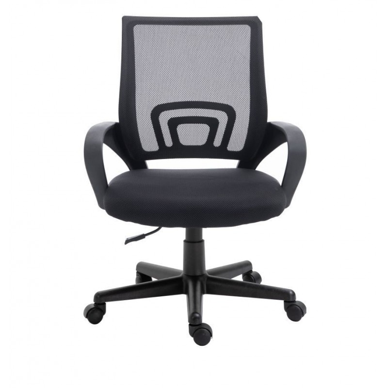 Silla oficina equip 651003 negra ergonomica