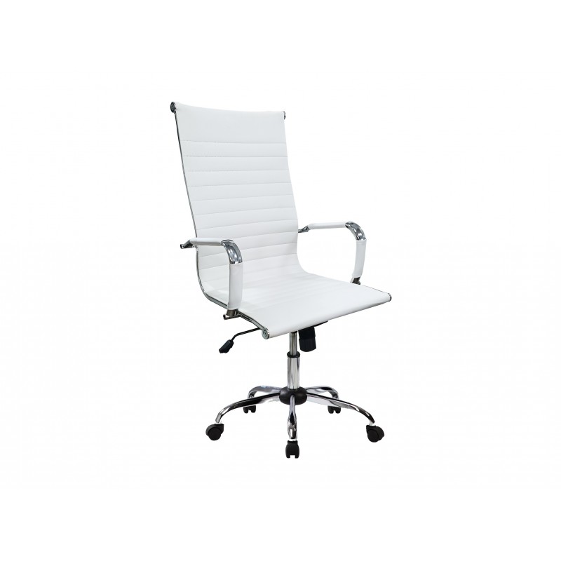 Silla oficina equip 651017 blanca ergonomica