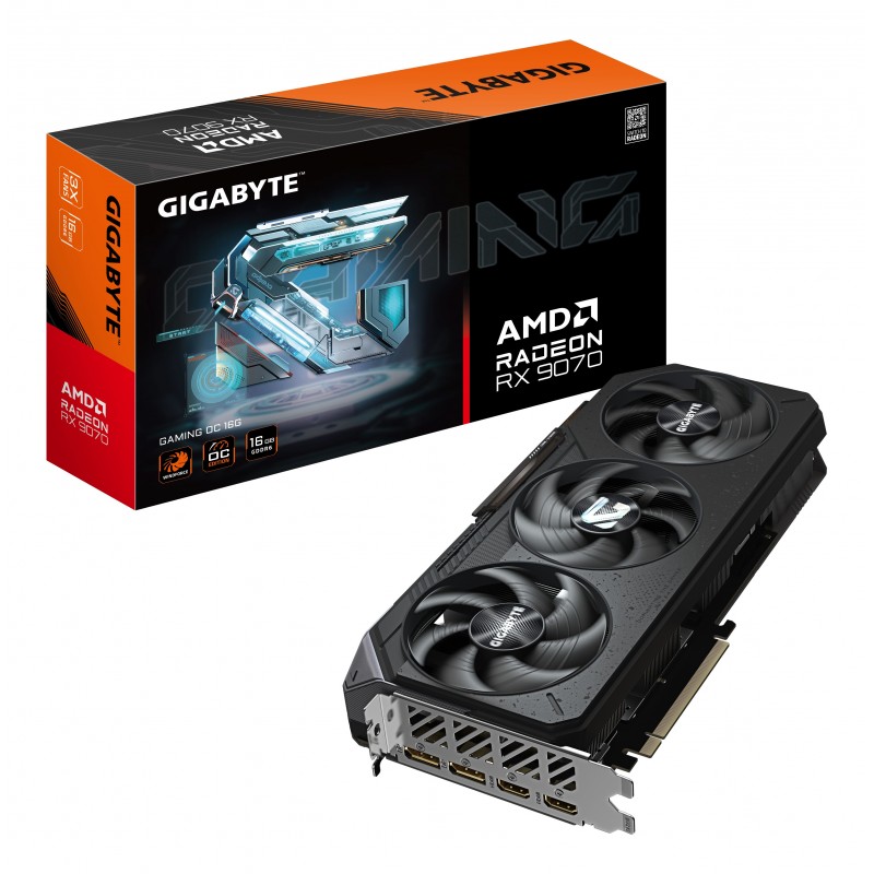 GIGABYTE Radeon RX 9070 GAMING OC 16G  9VR9070GO-00-G10