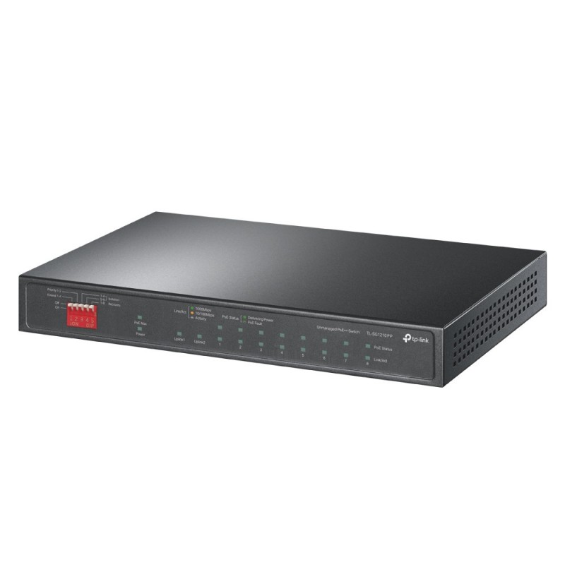 TP-Link TL-SG1210PP switch No administrado Gigabit Ethernet (10 100 1000) Energía sobre Ethernet (Po
