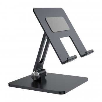Soporte de Sobremesa Tamaño XXL Ajustable (2 Pivotes) para Movil   Tablet, Gris MS2PXXL-183