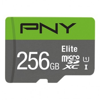 PNY Elite 256GB MicroSDXC Class 1 (U1) - Clase 10 P-SDU256V11100EL-GE