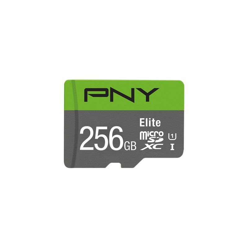 PNY Elite 256GB MicroSDXC Class 1 (U1) - Clase 10 P-SDU256V11100EL-GE