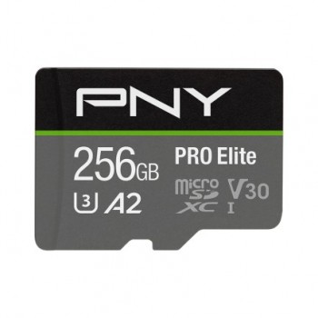 PNY P-SDU256V32100PRO-GE 256GB MicroSDXC Class 3 (U3) - Clase 10