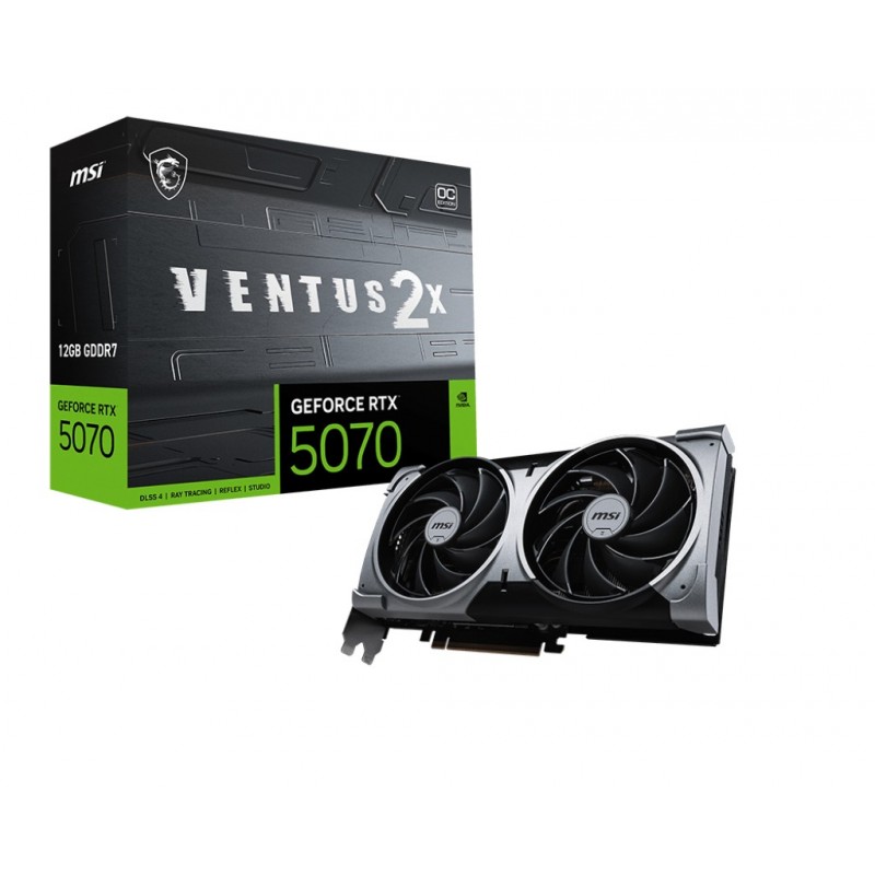 MSI GeForce RTX 5070 12G VENTUS 2X OC NVIDIA 12 GB GDDR7 912-V532-003