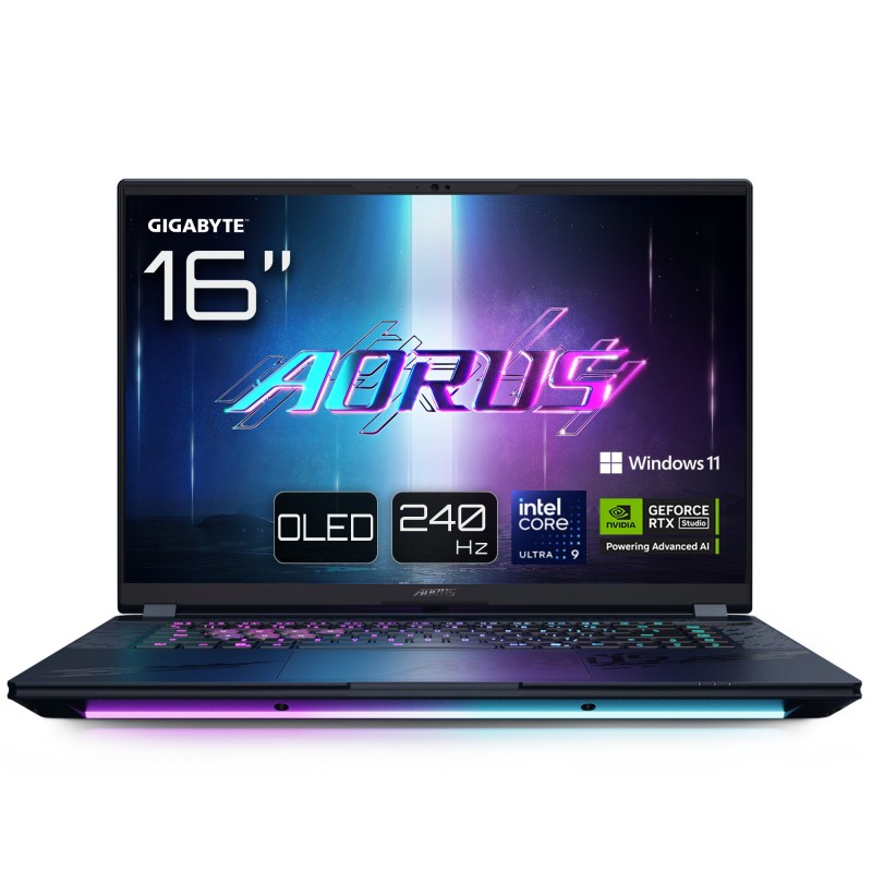 GIGABYTE AORUS MASTER 16 BZHC6PTE64SP Negro - 16" - Intel Core Ultra 9 - 32GB - 1000GB SSD - NVIDIA  9RAM6I99ZHAIJH7PT000