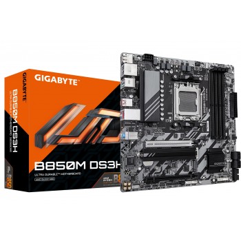 GIGABYTE B850M DS3H - Socket AM5 - micro ATX - AMD B850 9MB85MS3H-00-G10