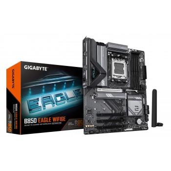 GIGABYTE B850 EAGLE WIFI6E - Procesadores AMD Ryz - Socket AM5 - ATX - AMD B850 9MB85EGL6-00-G10