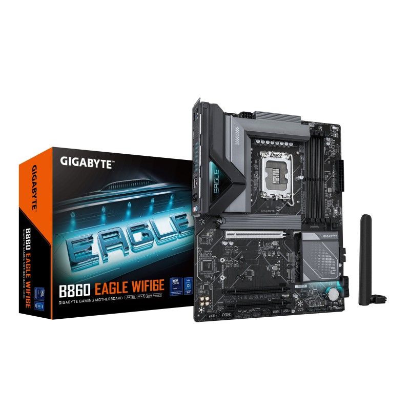 GIGABYTE B860 EAGLE WIFI6E - LGA 1851 (Socket V1) - ATX - Intel B860 9MB86EGW6-00-G10