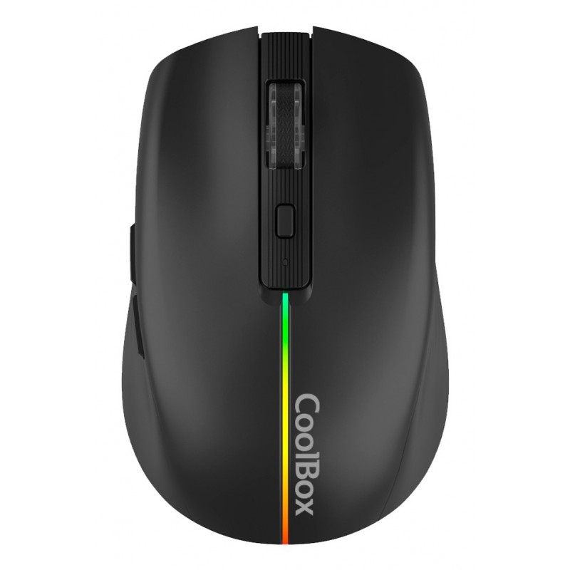 CoolBox W01 RF inalámbrico Óptico 1600 DPI Negro COO-MOU-W01-B