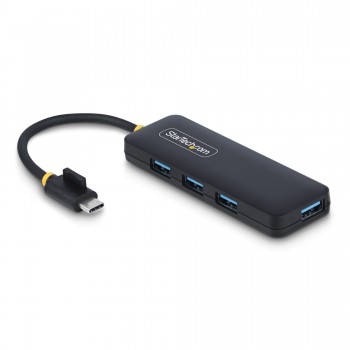 StarTech.com Hub USB-C de 4 Puertos - Ladrón USB Tipo C a 4 Puertos USB-A - Alimentado por el Bus -  H5C4A-USB-HUB