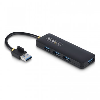 StarTech.com Hub USB-A de 4 Puertos - Ladrón USB de 4 Puertos - Alimentado por el Bus - USB 3.0 de 5 H5A4A-USB-HUB