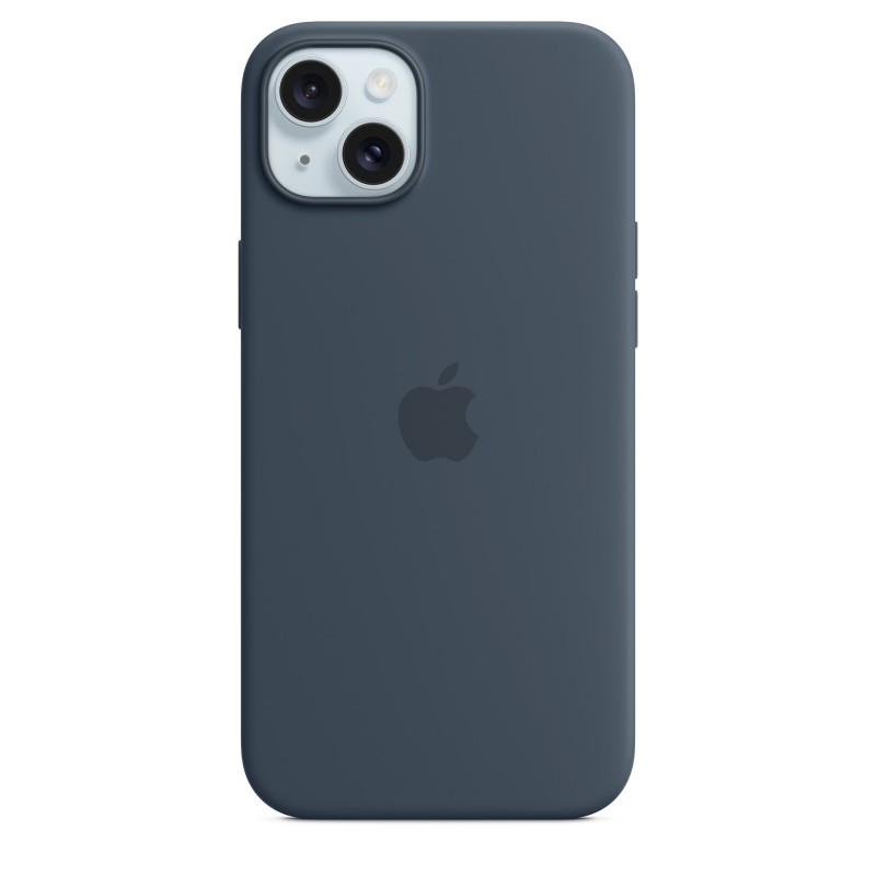 Funda Microfibra, Silicona Marina para Apple iPhone 15 Plus MXQT3ZM A