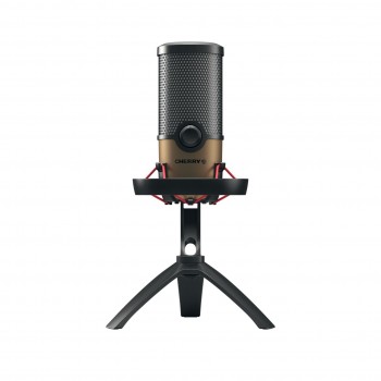 CHERRY UM 9.0 PRO RGB Negro, Cobre Micrófono de superficie para mesa JA-0720