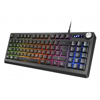 (Desprecintado) Mars Gaming MKREVO teclado USB Español Negro MKREVOES