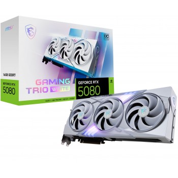 MSI GAMING GEFORCE RTX 5080 16G TRIO OC WHITE  912-V531-049