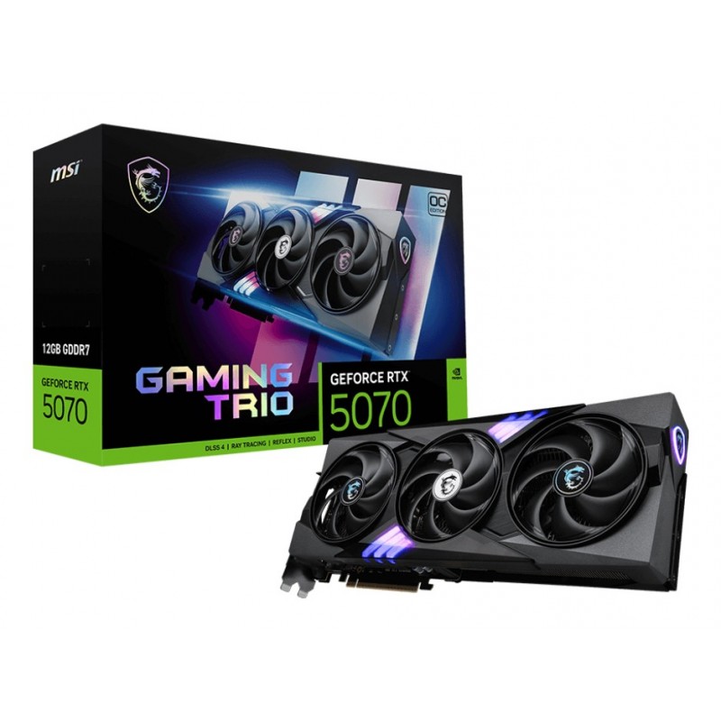MSI GAMING GeForce RTX 5070 12G TRIO OC NVIDIA 12 GB GDDR7 912-V532-029