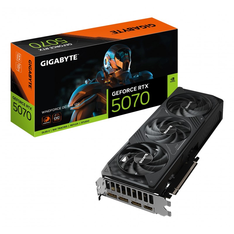 GIGABYTE GeForce RTX 5070 WINDFORCE OC SFF 12G  9VN5070WO-00-G10