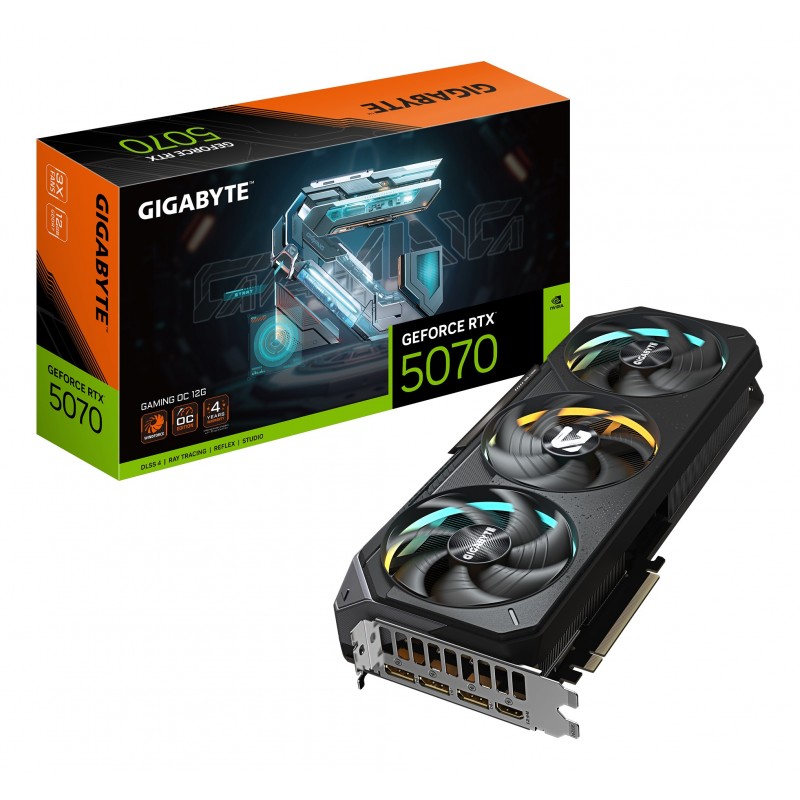 GIGABYTE GeForce RTX 5070 GAMING OC 12G  9VN5070GO-00-G10