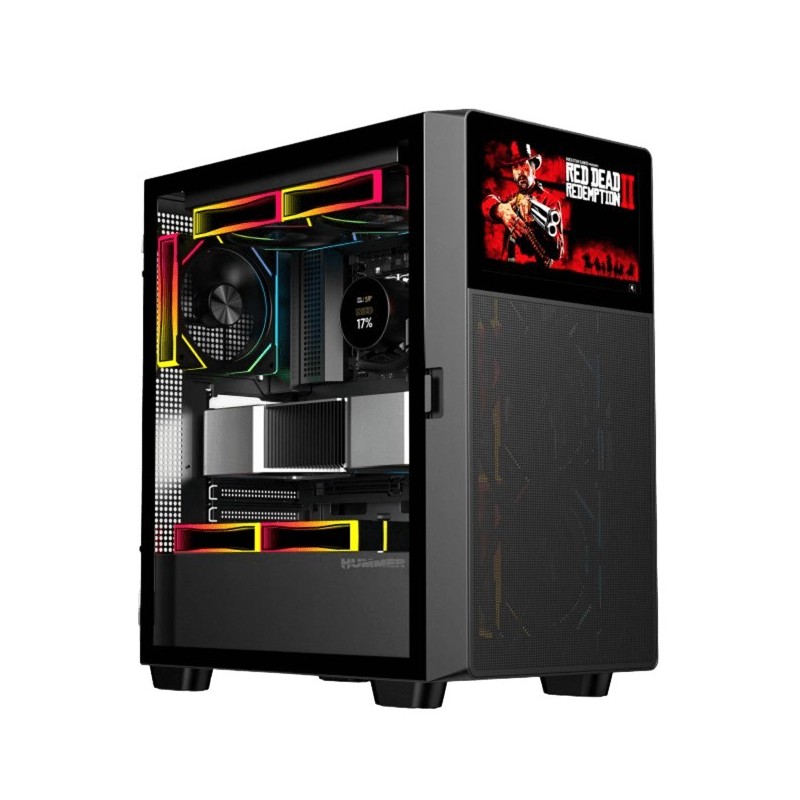 NOX Hummer NXHUMMERBIOS carcasa de ordenador Torre Negro