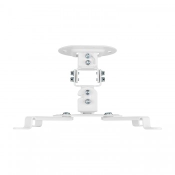 (Reacondicionado) AISENS Soporte Universal Giratorio, Inclinable de Techo para Proyector 13.5Kg, Bla CP03TSR-129