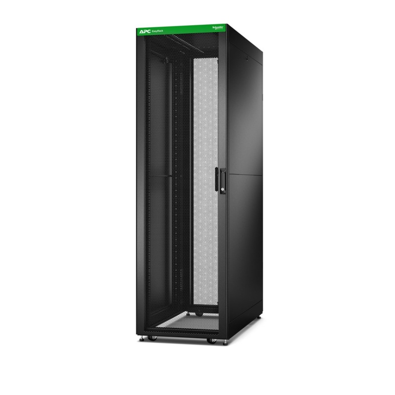 APC EASY RACK 600MM 42U 800MM WITH ROOF SIDE PANEL CASTORS FEET AND 4 BRACKETS NO BOTTOM BLACK Rack  ER6282