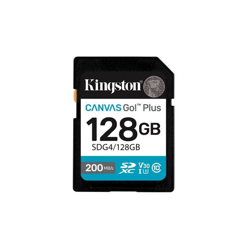Kingston Technology Canvas Go! Plus 128GB SDXC Canvas Go Plus SDG4 128GB