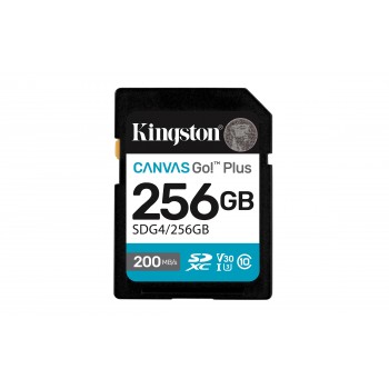 Kingston Technology Canvas Go! Plus 256GB SDXC Canvas Go Plus SDG4 256GB