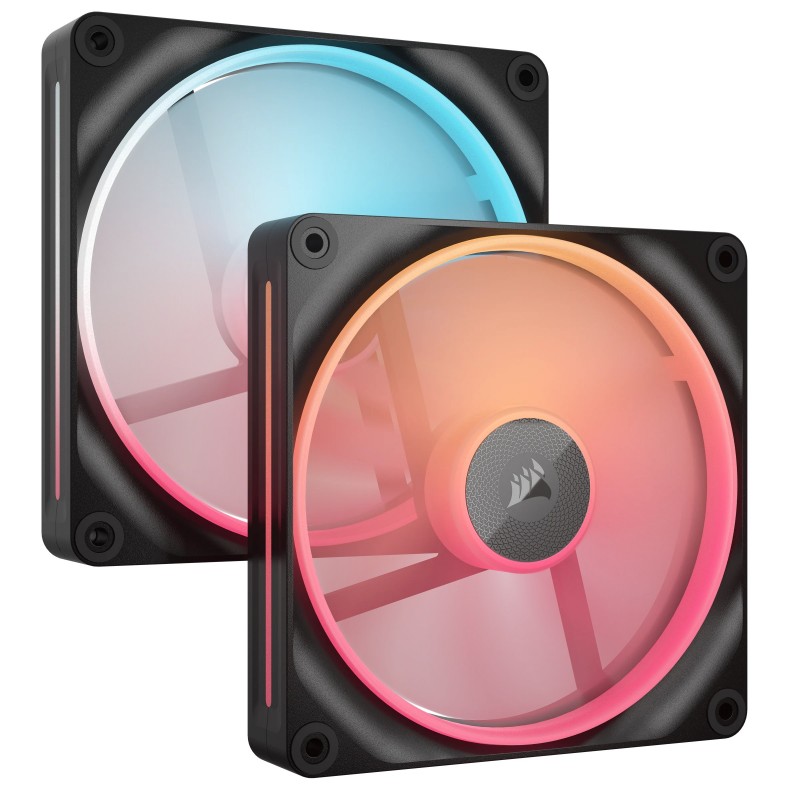 Corsair iCUE LINK LX140-R RGB 14 cm Negro 2 pieza(s) CO-9051052-WW