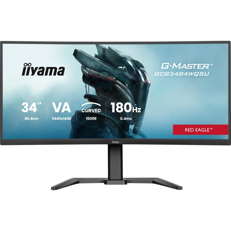 iiyama G-MASTER GCB3484WQSU-B1 - 34" UltraWide Quad HD - LED - Negro - 180Hz