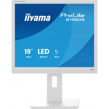 iiyama ProLite B1980S-W1 - 19" SVGA - LED - Blanco - 75Hz