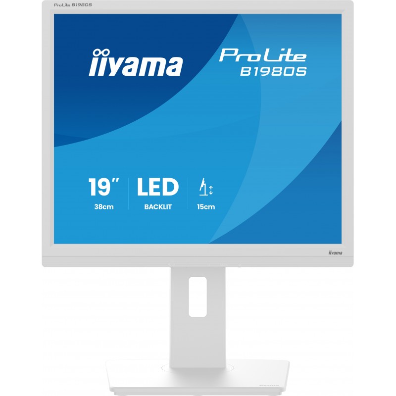 iiyama ProLite B1980S-W1 - 19" SVGA - LED - Blanco - 75Hz