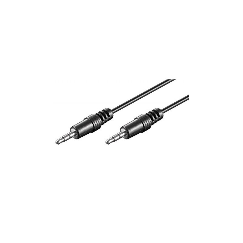 Ewent EC1606 cable de audio 2 m 3,5mm Negro