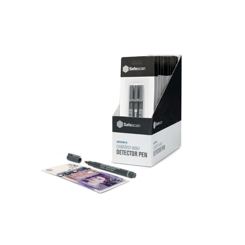 Safescan 111-0379 detector de billetes falsos Negro