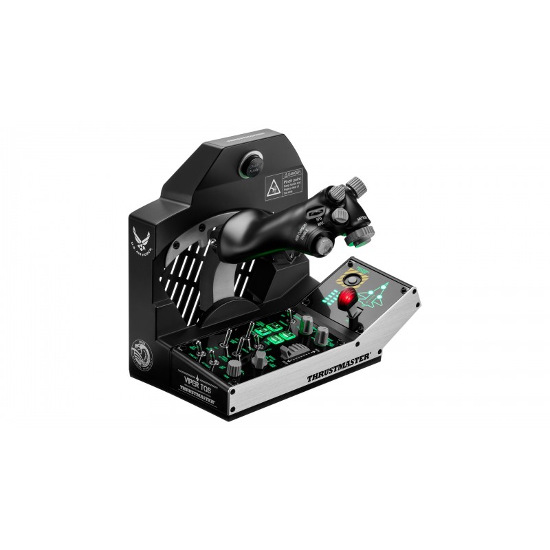 Thrustmaster VIPER TQS MISSION PACK Negro USB Joystick Palanca de control lateral + cuadrante de ace 4060254