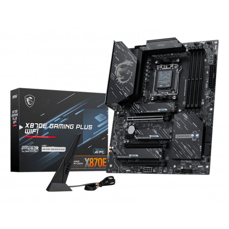 MSI X870E GAMING PLUS WIFI - Socket AM5 - ATX - AMD X870E 007E70-001R