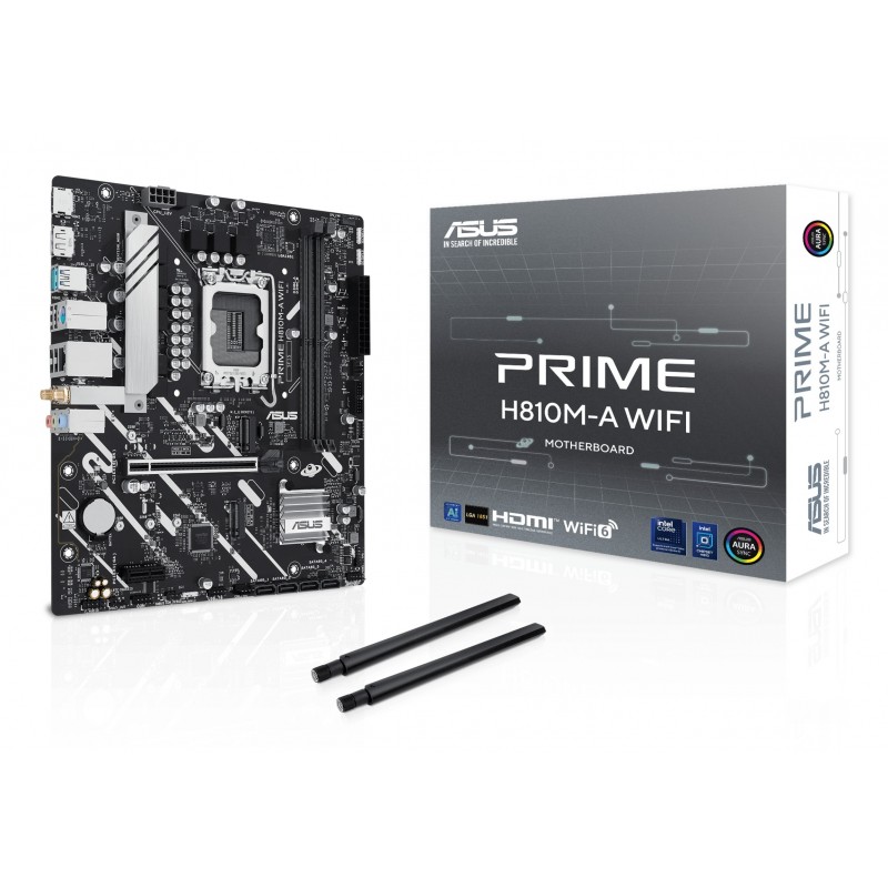 ASUS PRIME H810M-A WIFI - LGA 1851 (Socket V1) - micro ATX - Intel H810 90MB1KJ0-M0EAY0
