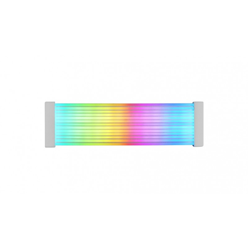 Mars Gaming MCA-24X, Cable de Alimentación ARGB 24PIN ATX para Placa Base, LEDs Ultra-brillantes, Il MCA24X