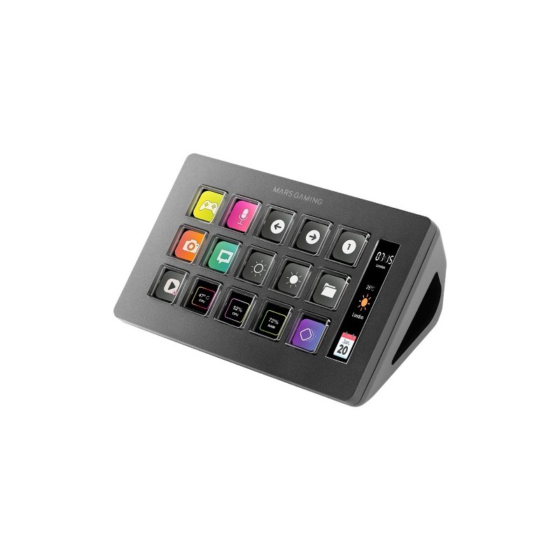 Mars Gaming MSD-ONE Negro 15 botones MSDONE