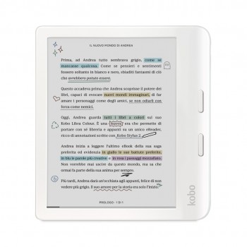 Rakuten Kobo Libra Colour lectore de e-book Pantalla táctil 32 GB Wifi Blanco N428-KU-WH-K-CK