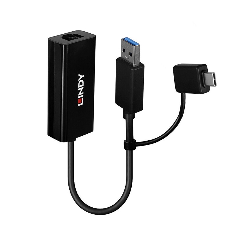 Lindy 43412 adaptador y tarjeta de red Ethernet 5000 Mbit s