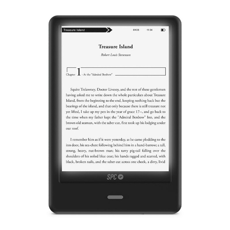 SPC Dickens Light 2 Pro lectore de e-book Pantalla táctil 8 GB Negro 5615N
