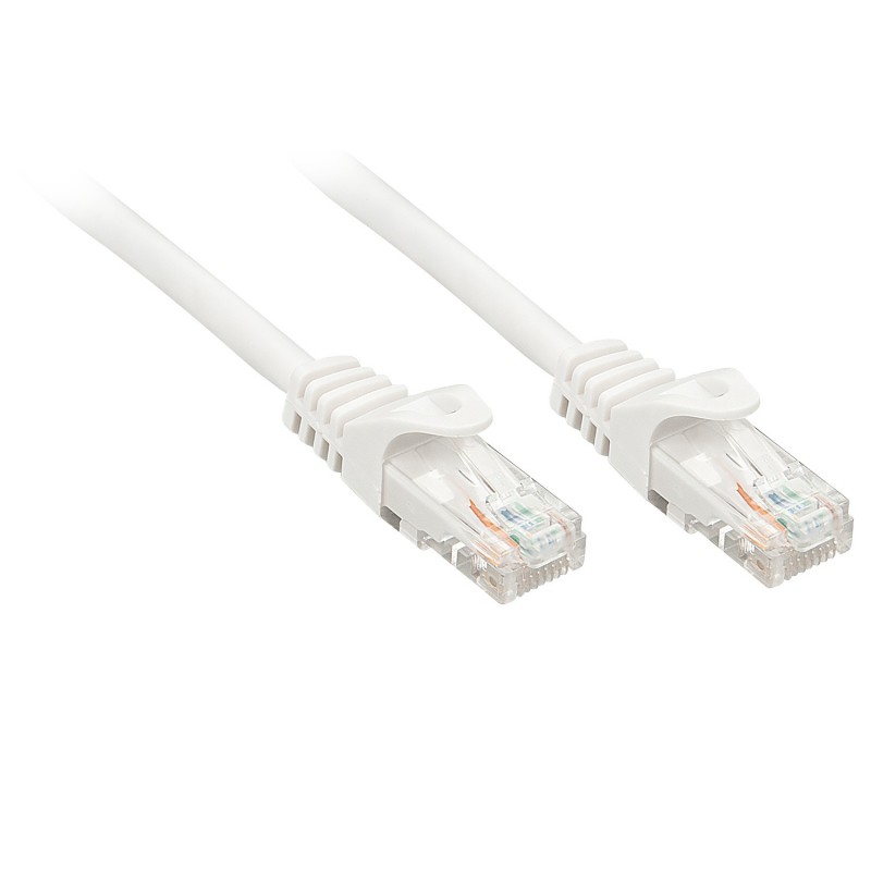 Lindy Rj45 Rj45 Cat6 2m cable de red Blanco U UTP (UTP) 48203