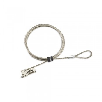 Kensington Slim NanoSaver 2.0 EQ cable antirrobo Plata 1,8 m K65090WW