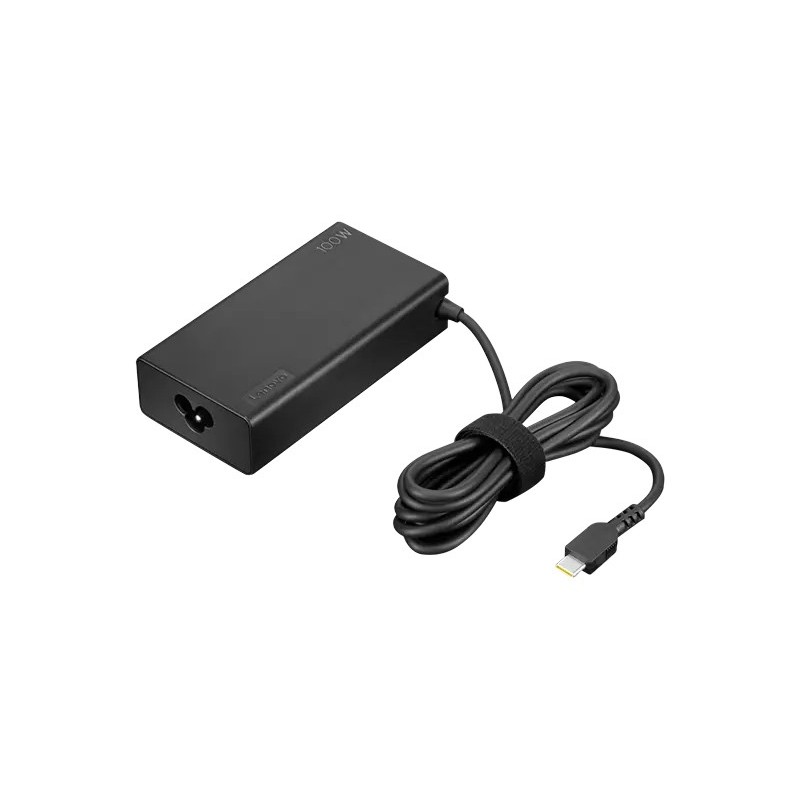 Lenovo 4X21M37469 adaptador e inversor de corriente Interior 100 W Negro