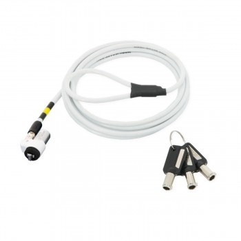 Mobilis 001326 cable antirrobo Blanco 1,8 m