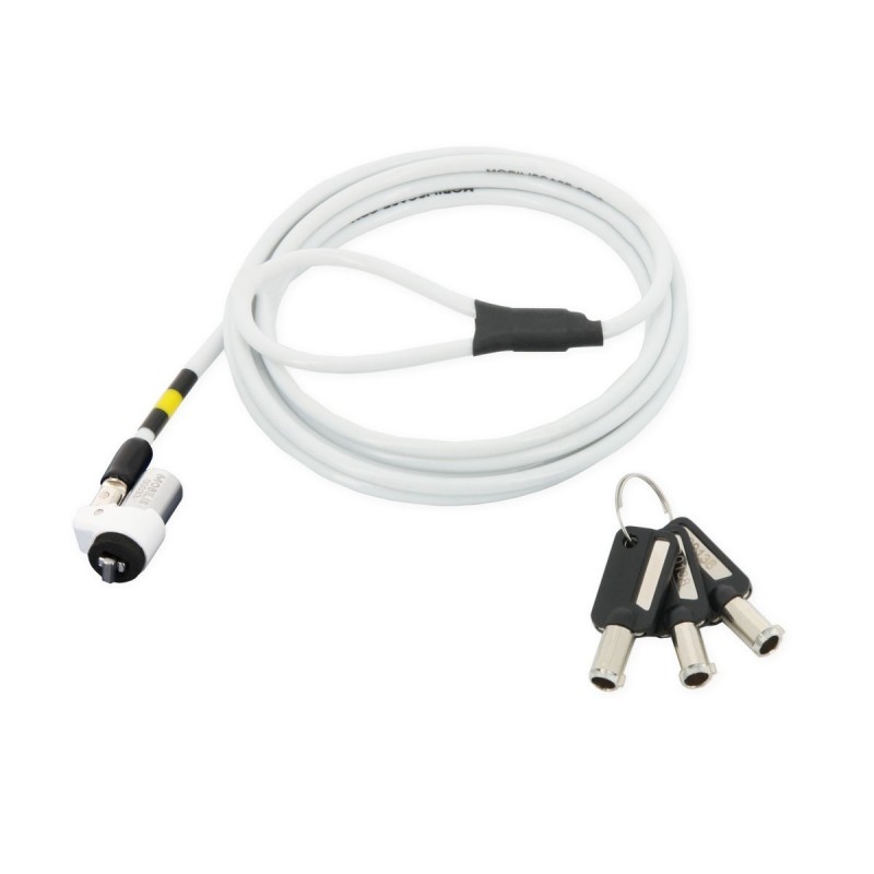 Mobilis 001326 cable antirrobo Blanco 1,8 m