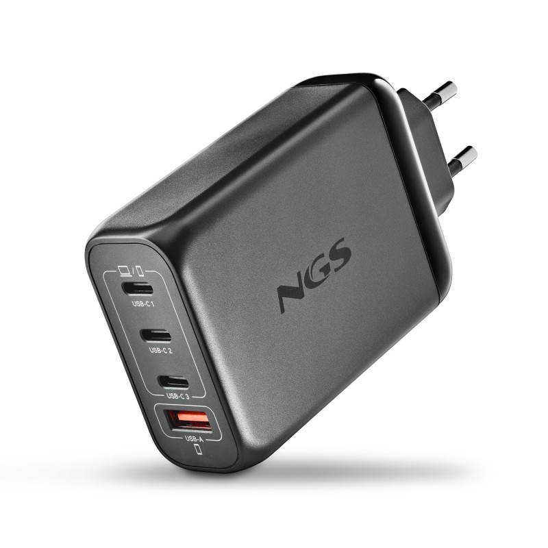 NGS BUD 140W Universal Negro Corriente alterna Carga rápida Interior BUD140W